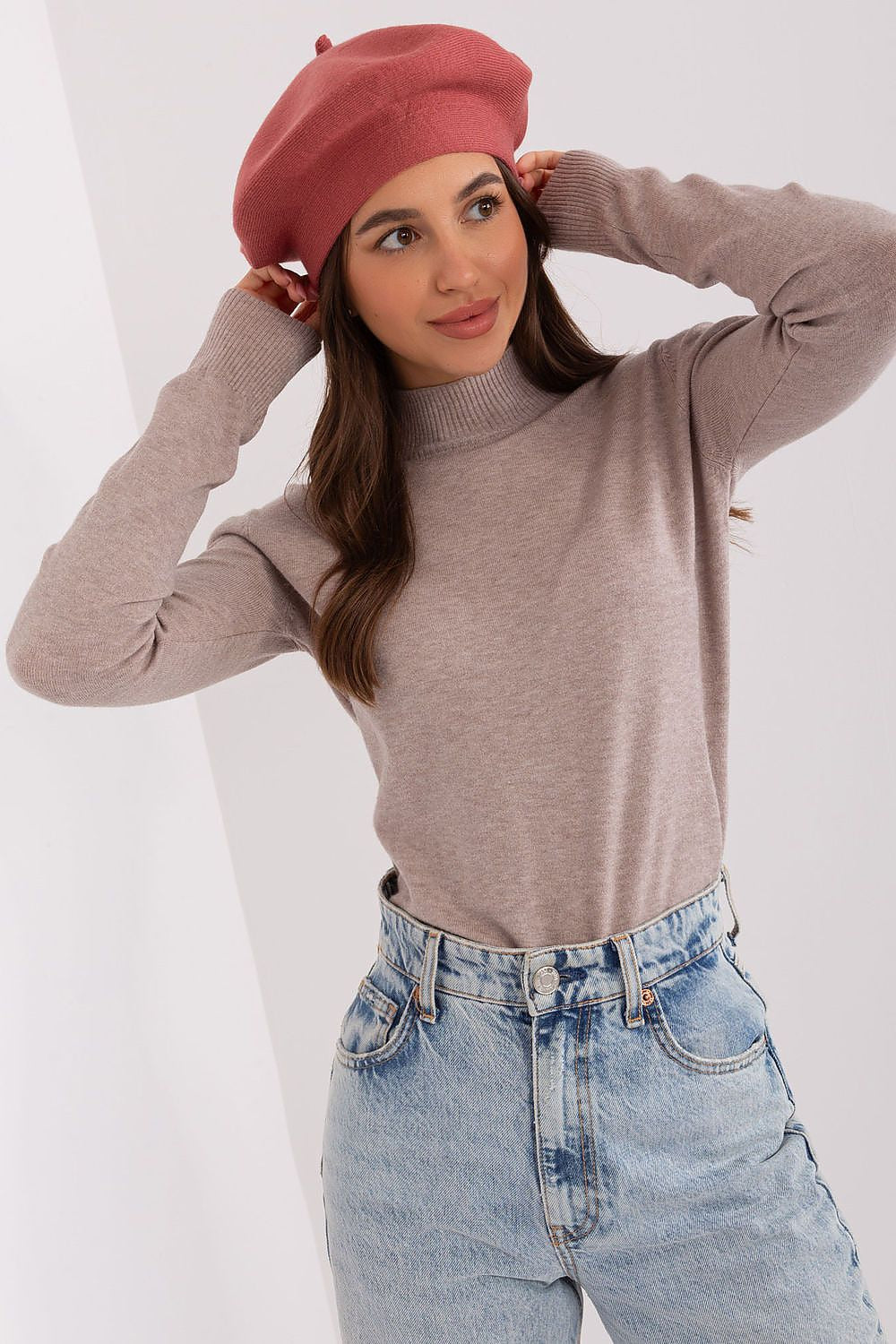  Beret Model AT-CZ-231305.85P Dark Orange - AT 