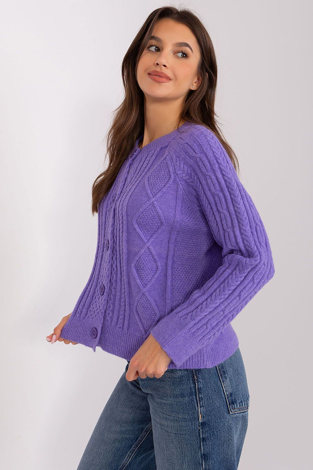  Sweter Damski Model AT-SW-2346-2.99P Violet - AT 