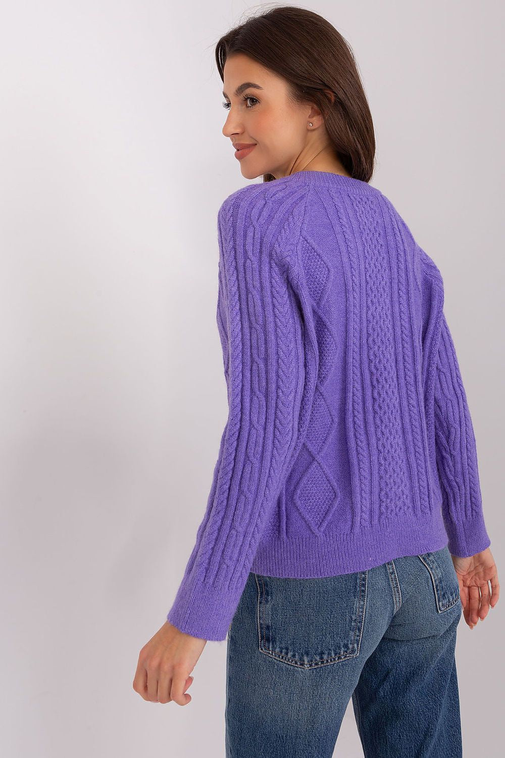  Sweter Damski Model AT-SW-2346-2.99P Violet - AT 