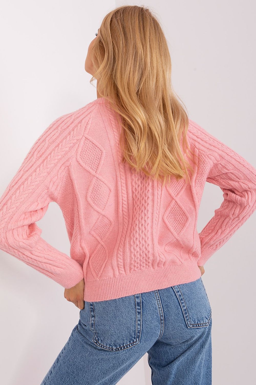  Sweter Damski Model AT-SW-2346-2.99P Light Pink - AT 