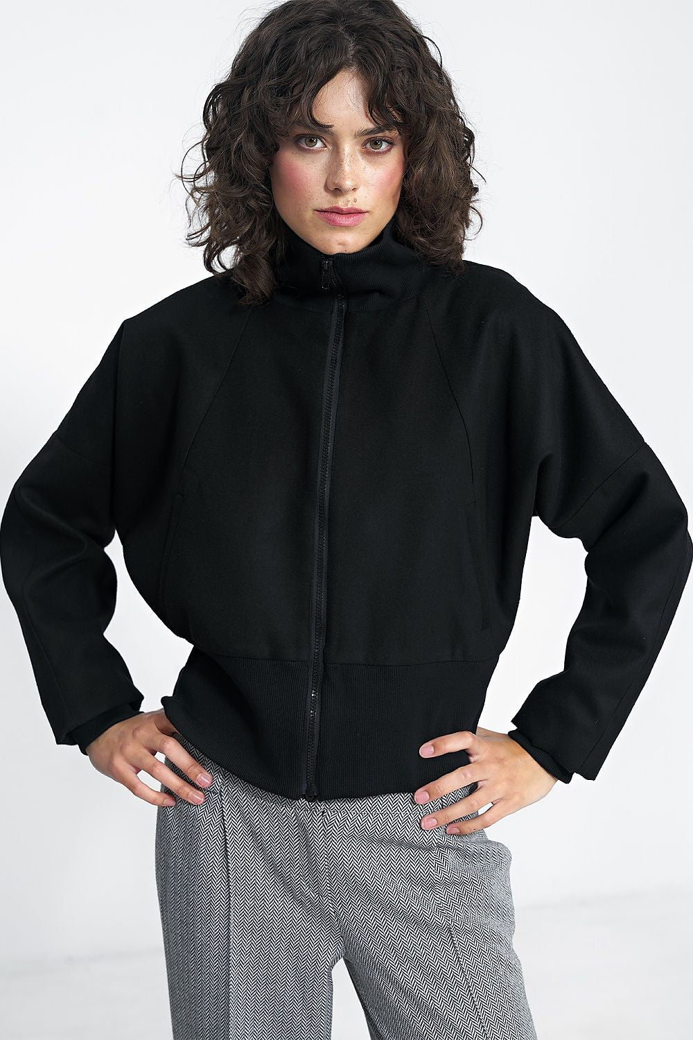  Czarna kurtka KU02 Black - Nife 