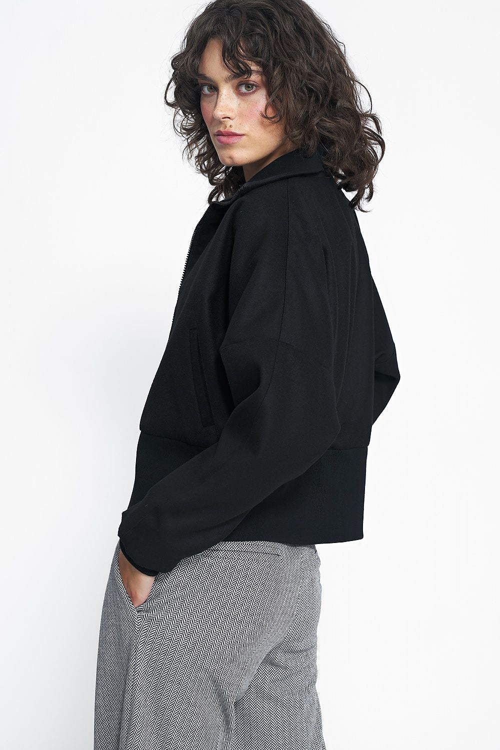   Czarna kurtka KU02 Black - Nife 