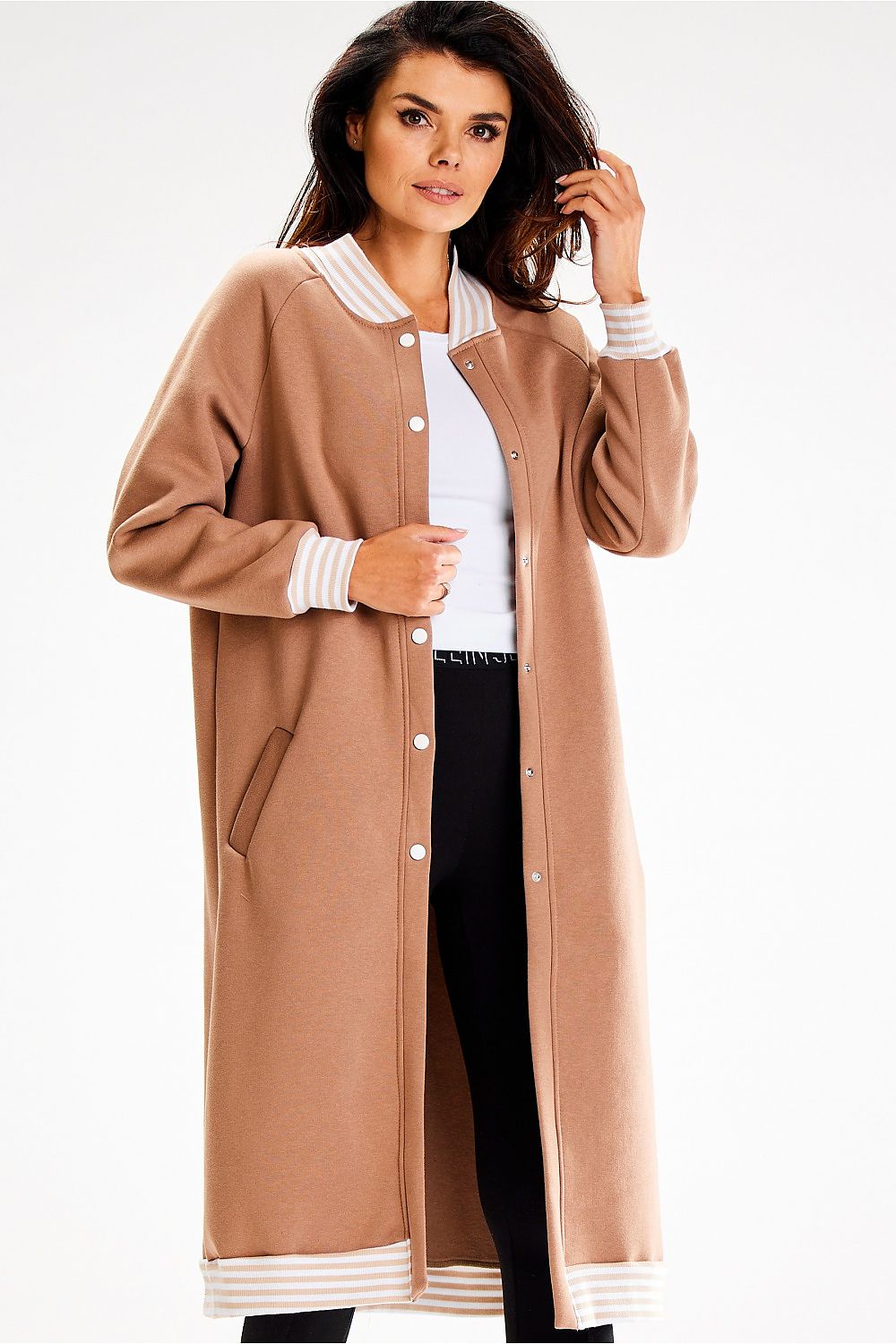   Bluza Damska Model A612 Beige - awama 
